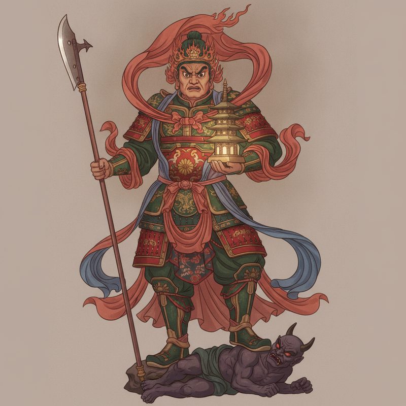 天部（てんぶ）の仏像イラスト